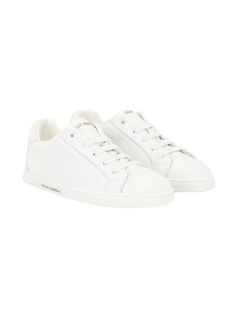 Dolce & Gabbana White Sneakers Teen - Bianco