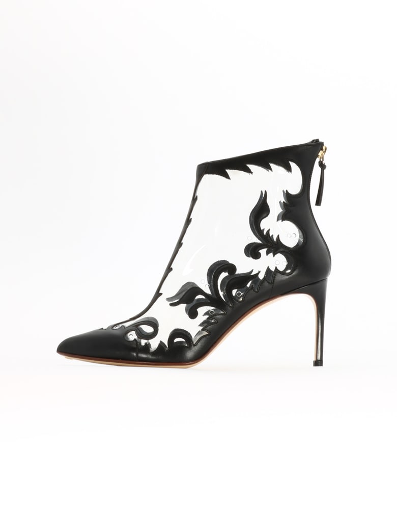 Francesco Russo Pvc Bootie - Black