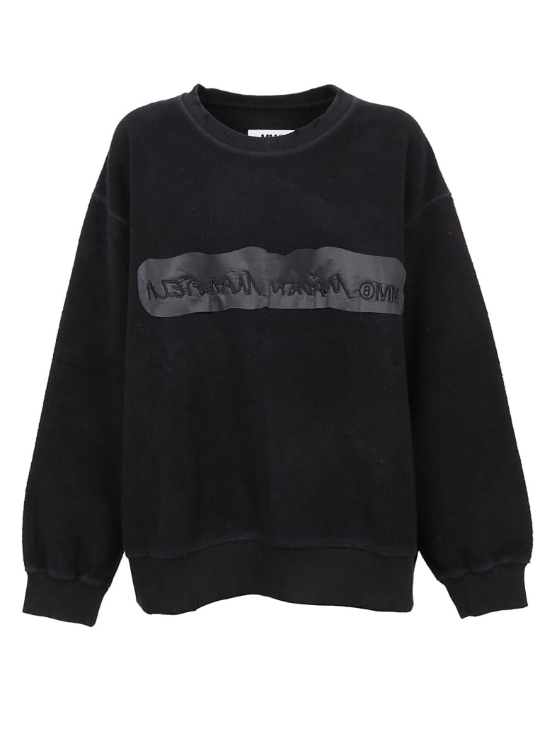 MM6 Maison Margiela Black Cotton Sweatshirt - Black - 11081568 | italist