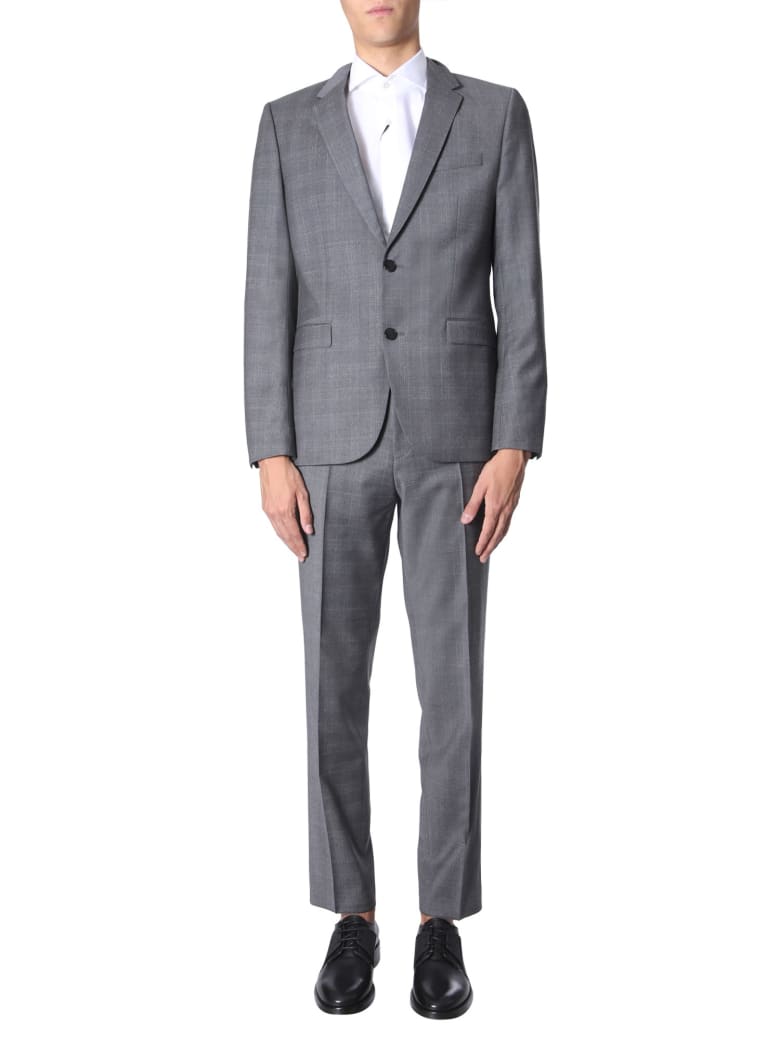 hugo boss grey suit sale