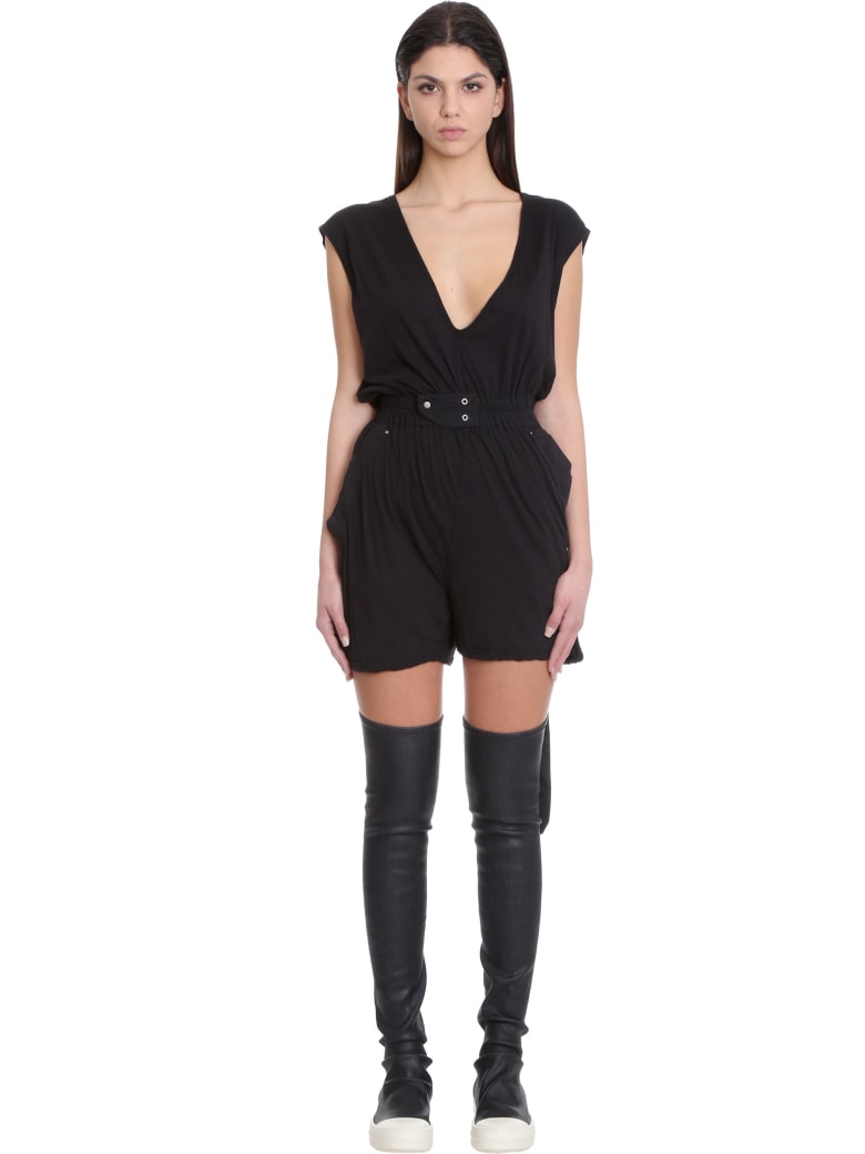 DRKSHDW Bodybag Suit In Black Cotton - black