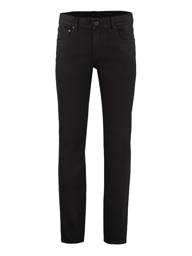 Prada Five Pocket Straight-leg Jeans - black