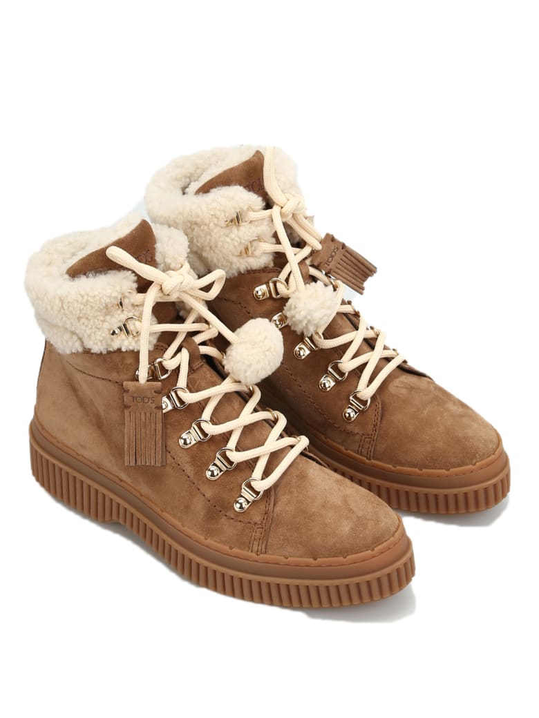 tods shearling boots