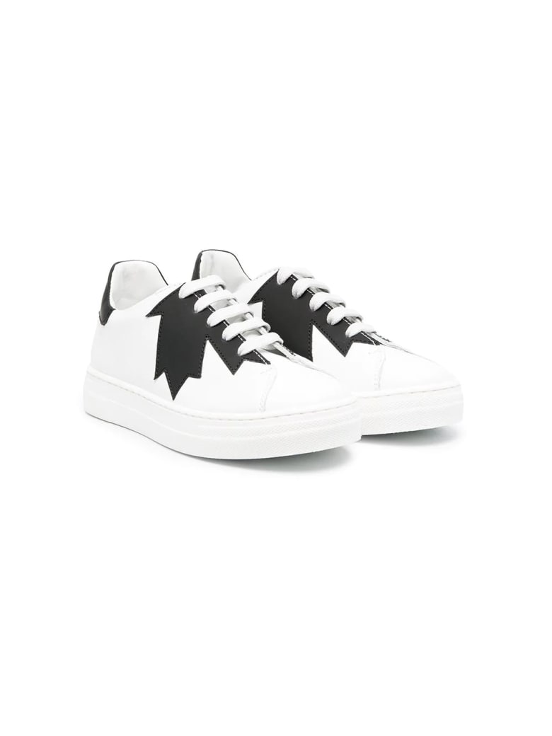 Dsquared2 Print Sneakers - Bianco-nero