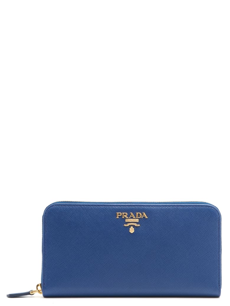 blue prada purse
