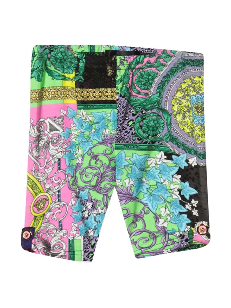 Versace Multicolor Print Leggings - Multicolore