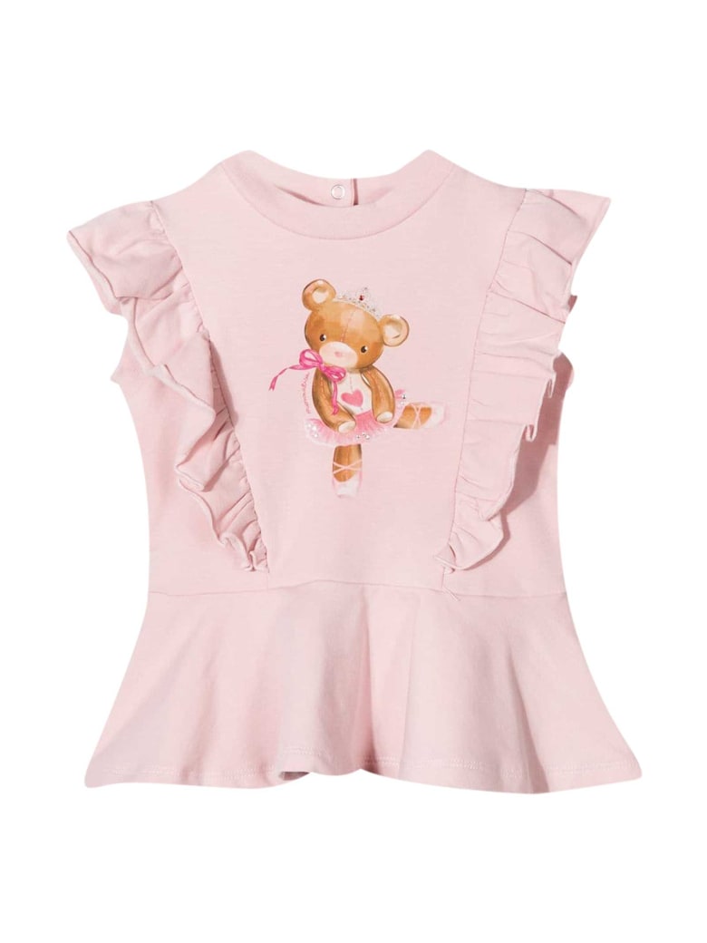 Monnalisa Pink T-shirt Baby Monnalisa