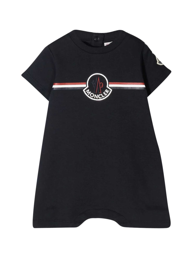 Moncler Black Baby Suit - Nero