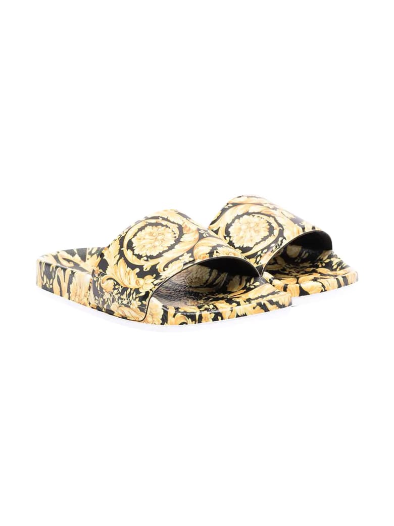 Versace Print Sandals - Oro