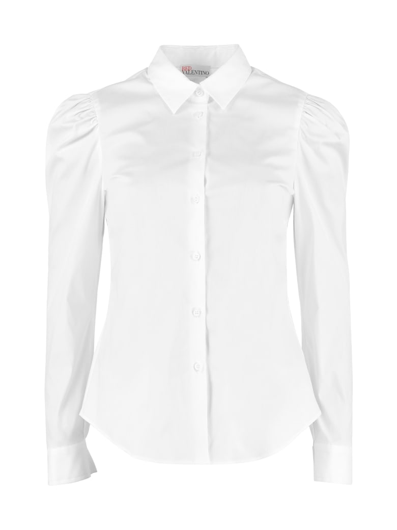RED Valentino Stretch Poplin Shirt - White