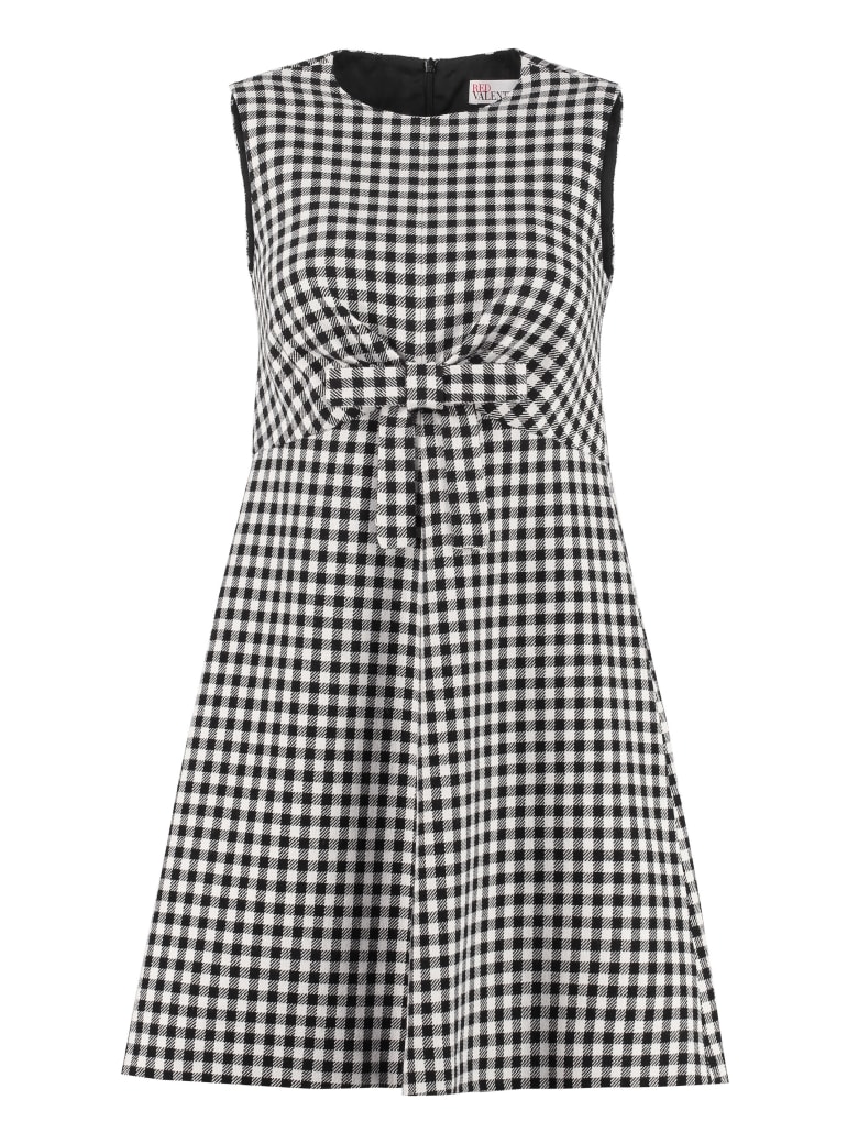 RED Valentino Bow Detail Mini Dress - Multicolor