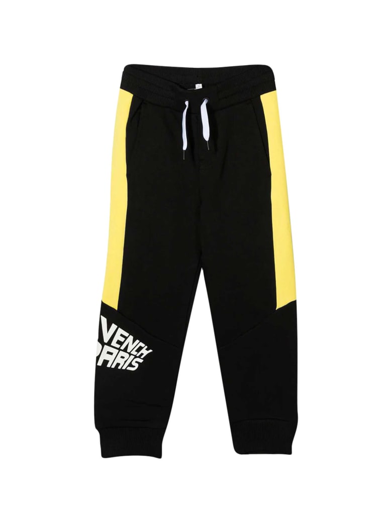 Givenchy Black Jogging Pants - Nero/giallo