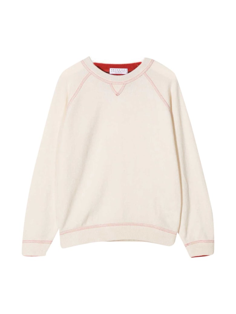 Brunello Cucinelli Cream Sweatshirt - Unica