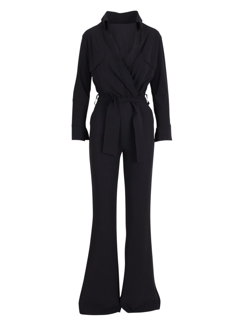 La Petit Robe Di Chiara Boni Le Petite Robe Di Chiara Boni 'tierra' Polyamide Jumpsuit - Black