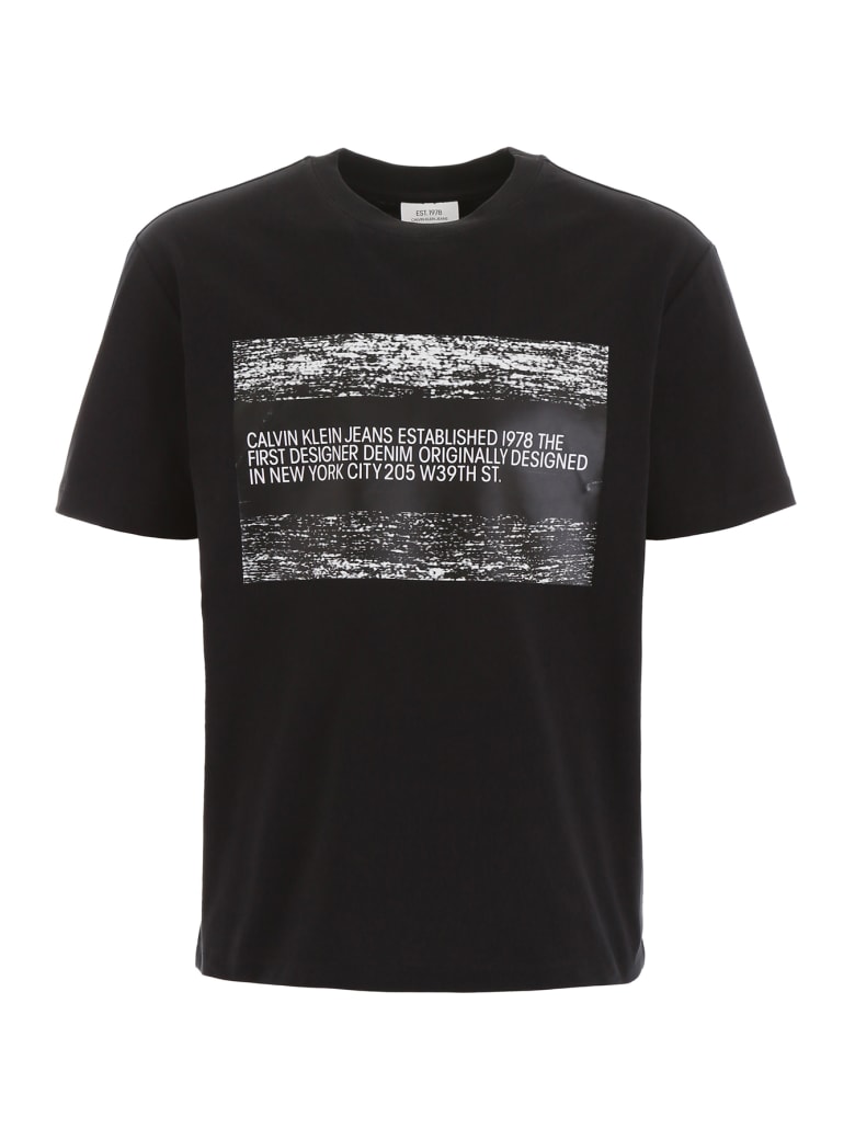 Calvin Klein Logo Print T-shirt | italist, ALWAYS LIKE A SALE