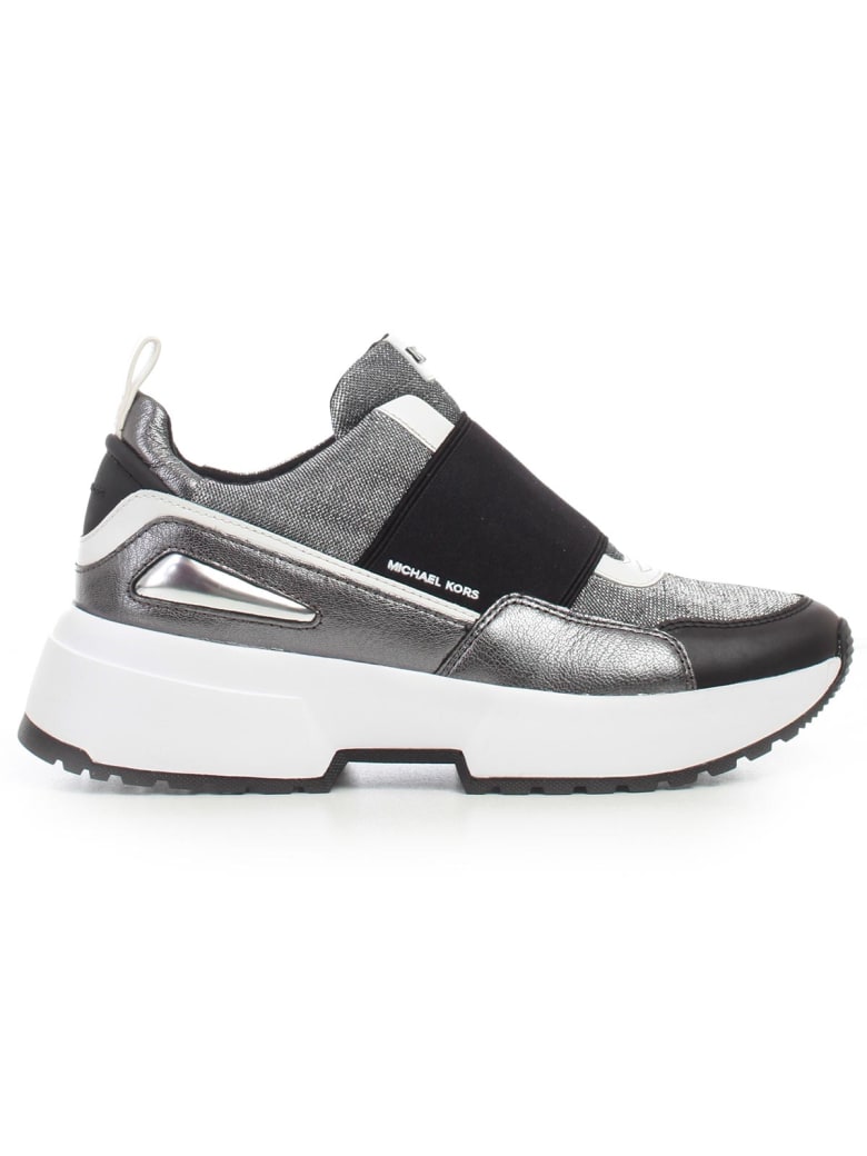 mk silver sneakers