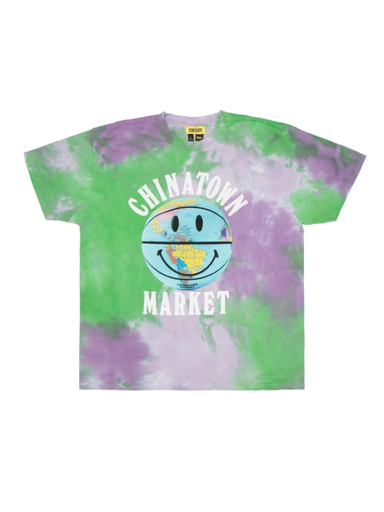 Chinatown Market Smiley Globe Ball T-shirt - Multicolor