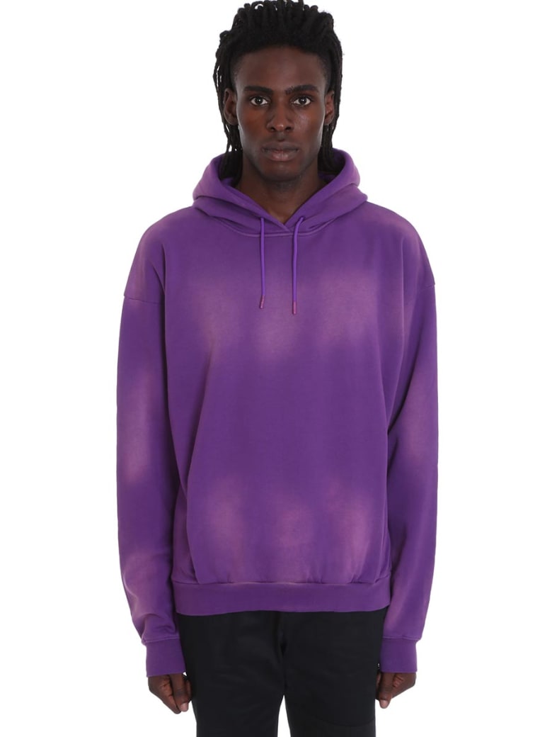 martine rose hoodie purple