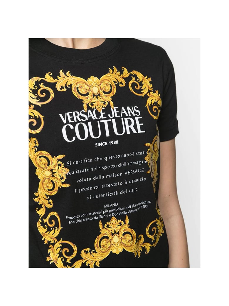 t shirt versace jeans couture donna