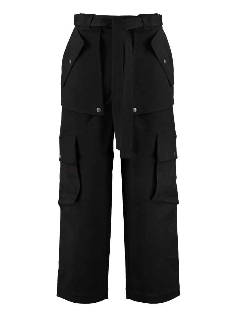 Kenzo Cotton Cargo-trousers - black