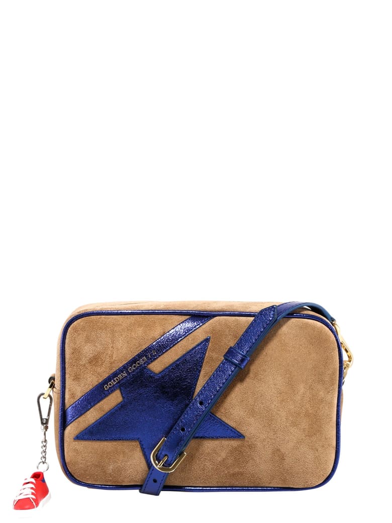 Golden Goose Logo-patch Crossbody Bag - Brown