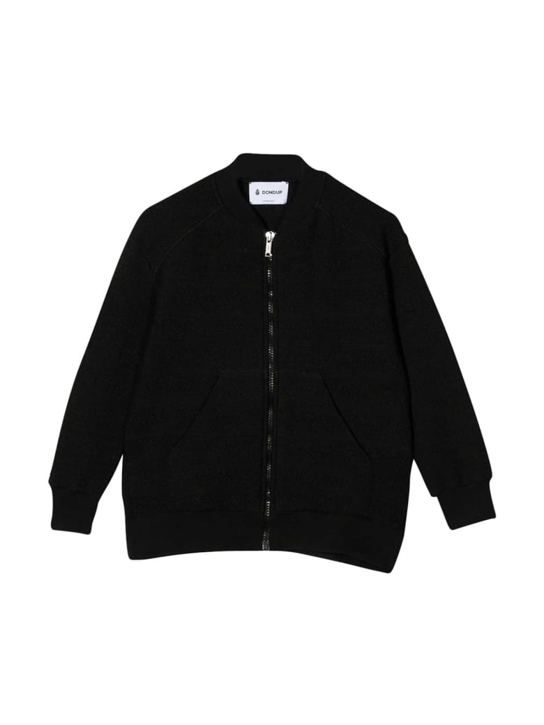 Dondup Black Bomber Jacket - Unica