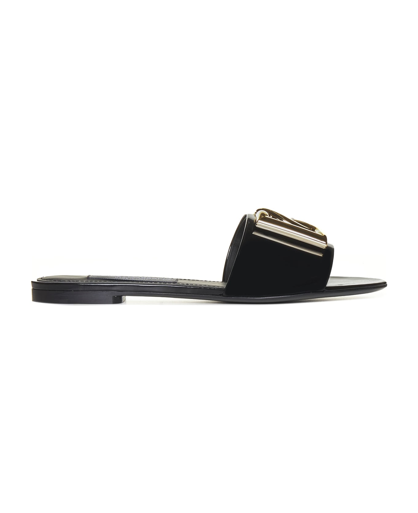 Dolce & Gabbana Dg Logo Slide - Black