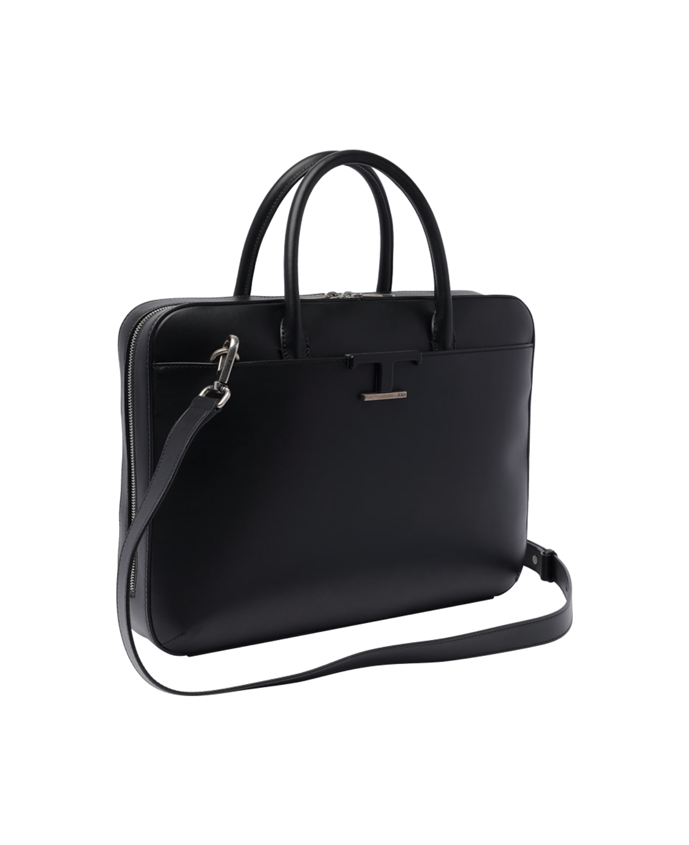 Tod
s T Timeless Briefcase - Black