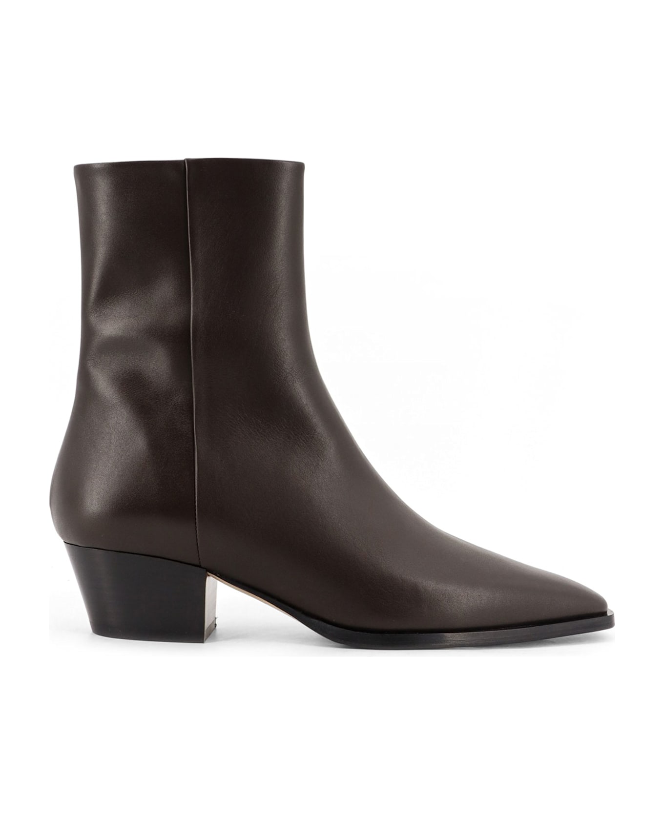 aeyde Baba Leather Boots - Brown