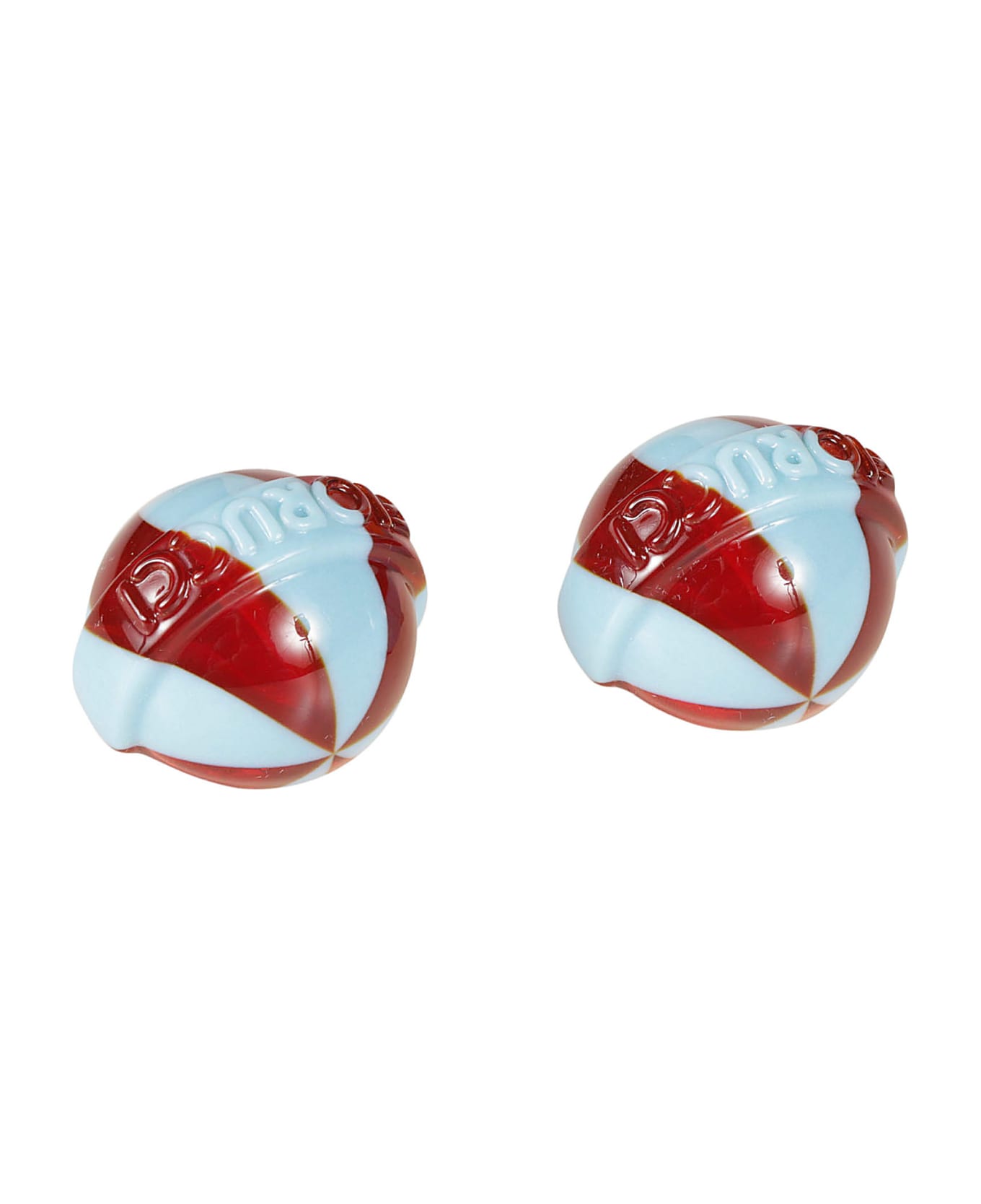 Fiorucci Lollipop Earrings - Red/Blue