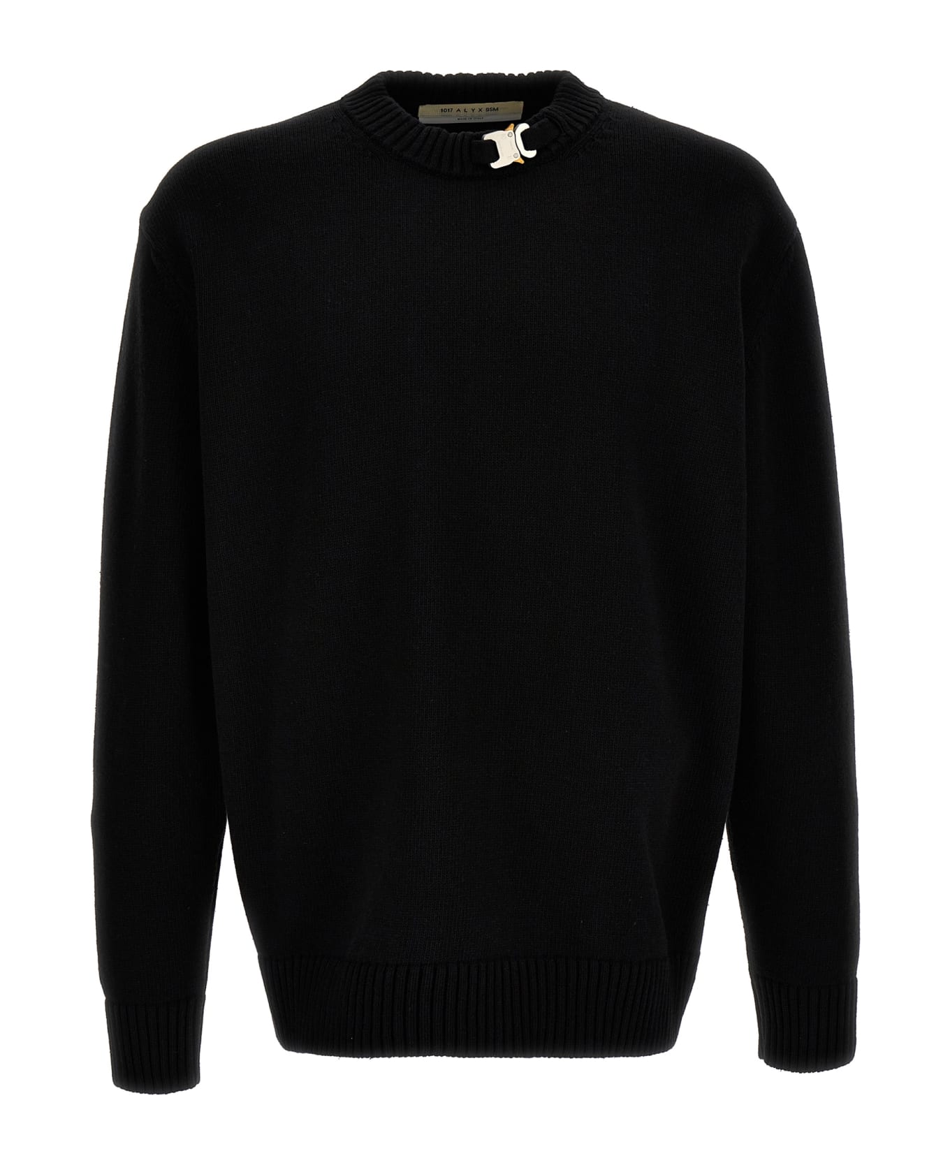 1017 ALYX 9SM 'buckle Collar' Sweater - Black