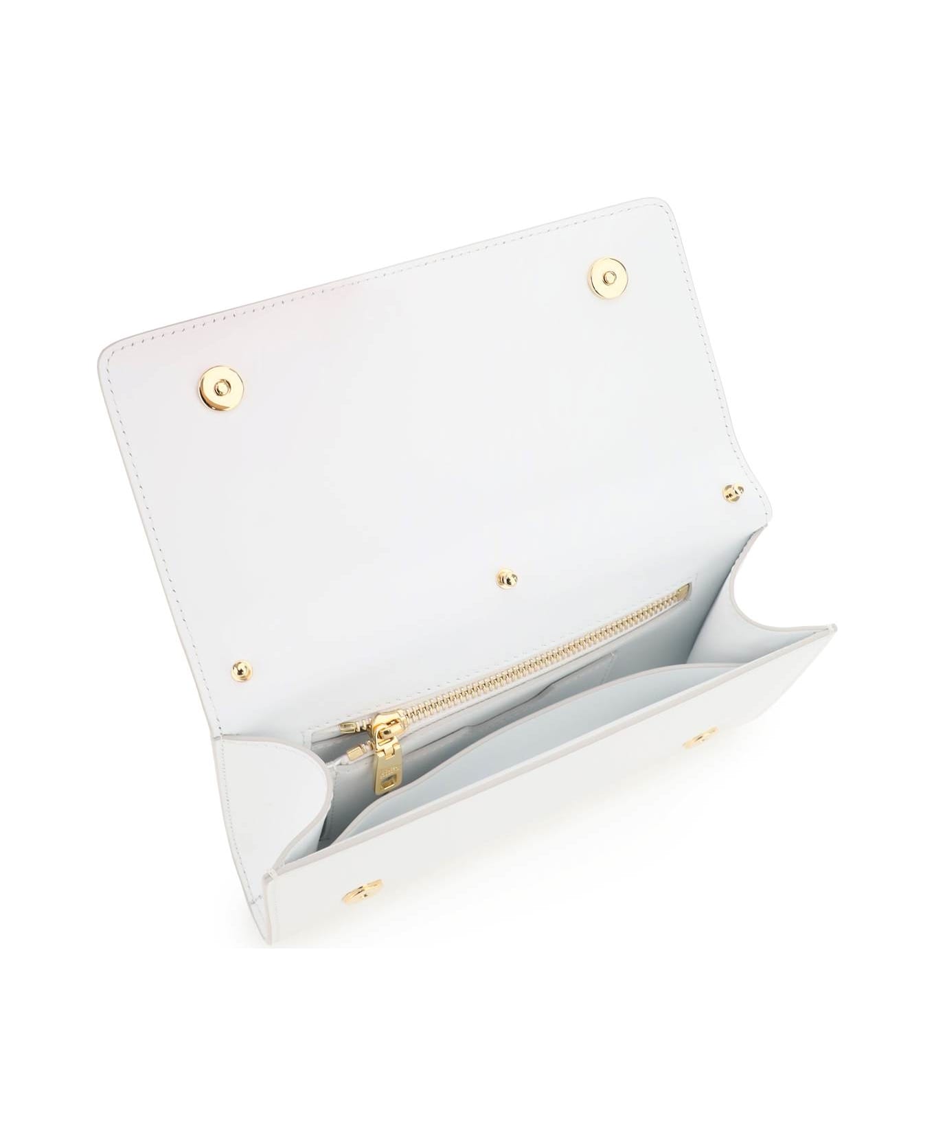 Dolce 
Gabbana Leather Clutch - Bianco Ottico