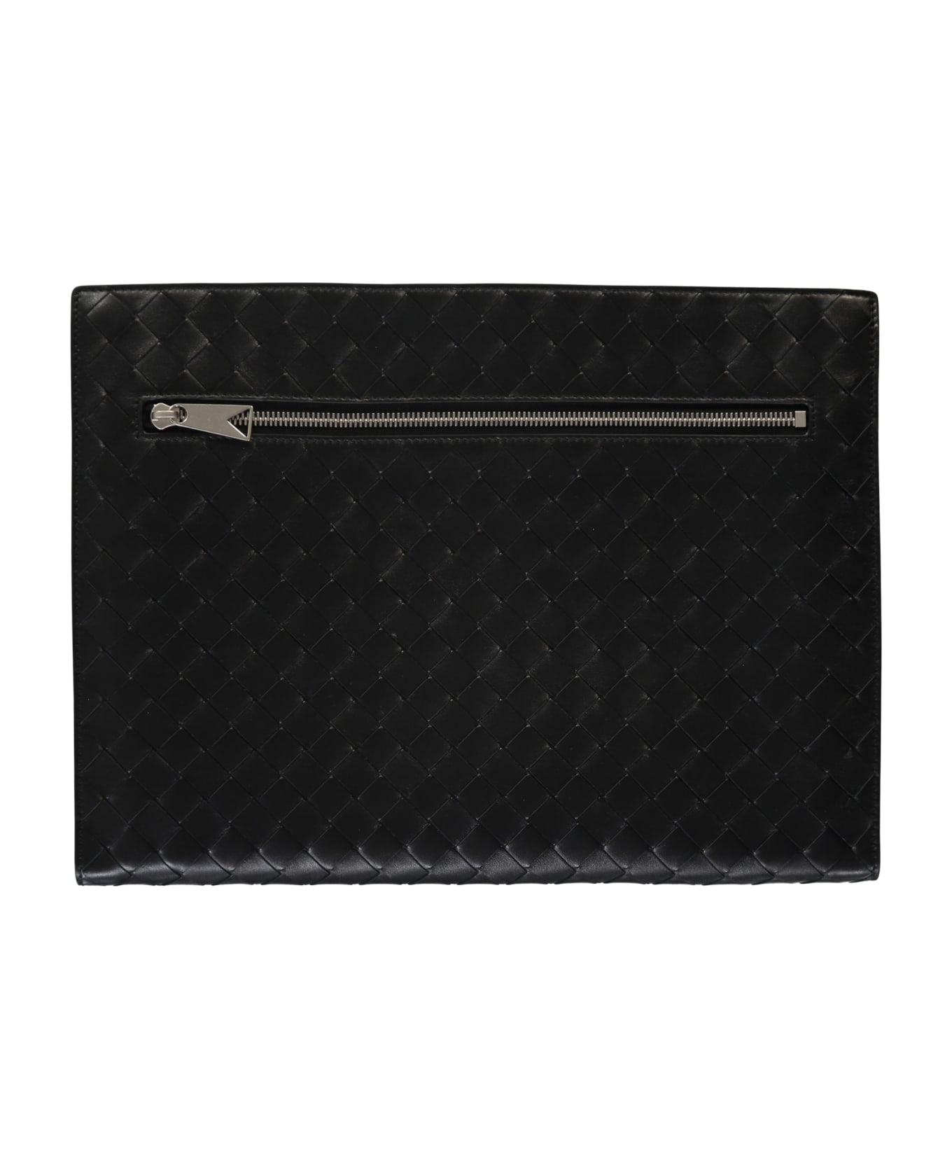 Bottega Veneta Leather Briefcase - black
