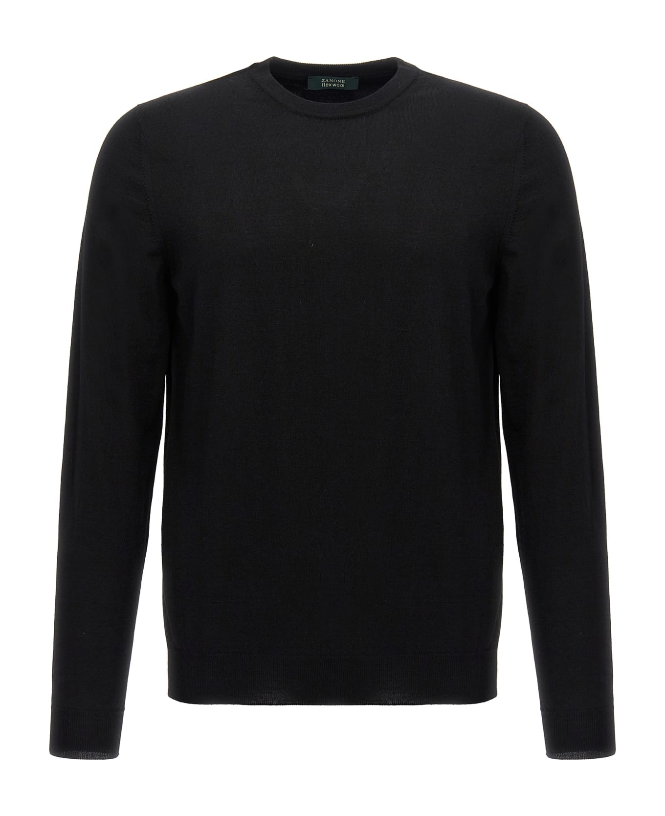 Zanone Wool Sweater - Black  