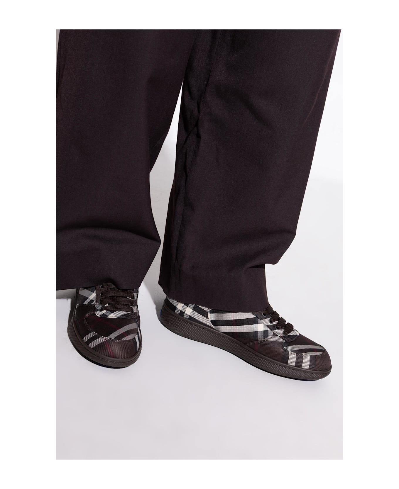 Burberry Sports Shoes `new Terrace` - BROWN