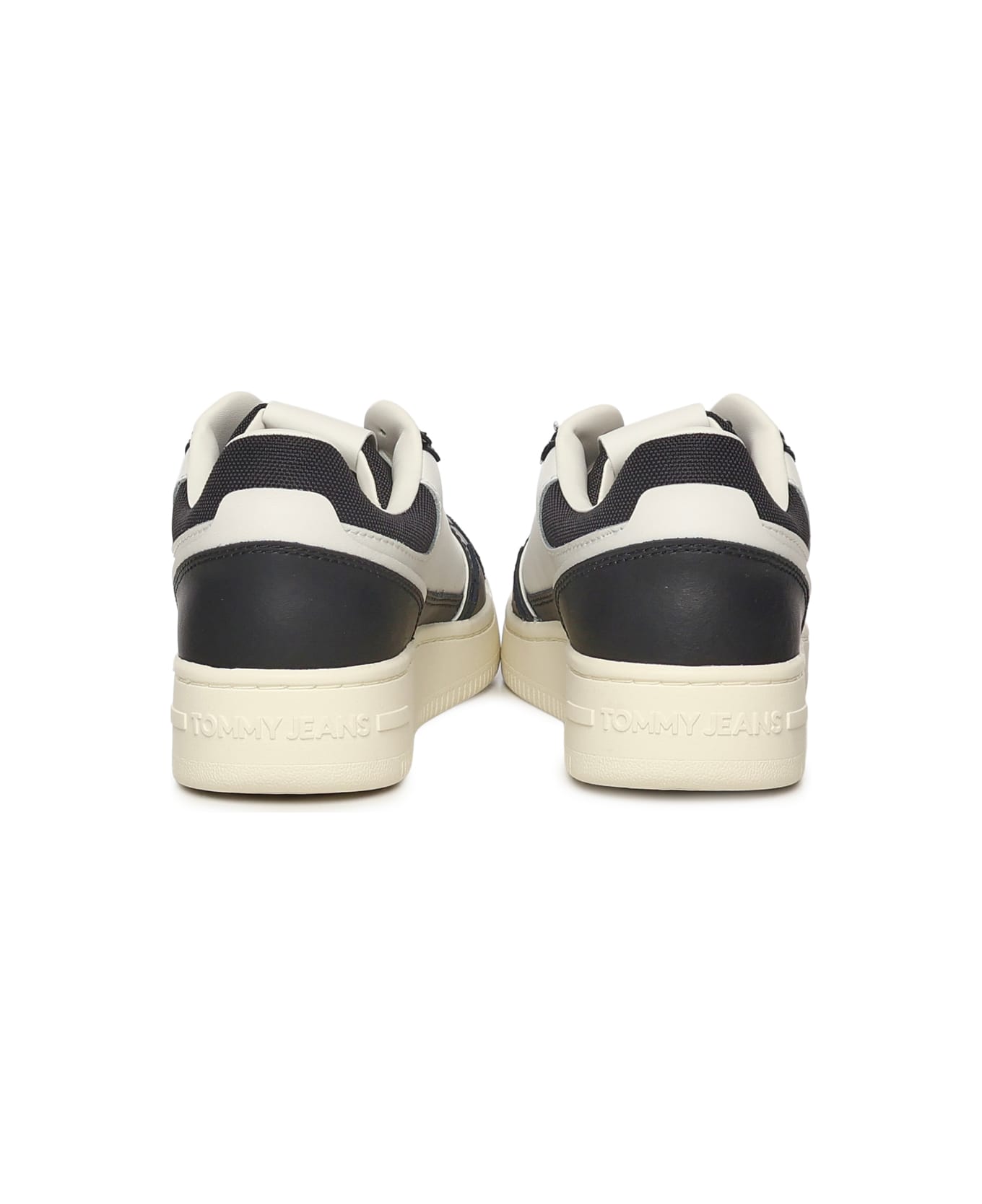 Tommy Hilfiger Retro Leather Sneakers - Black