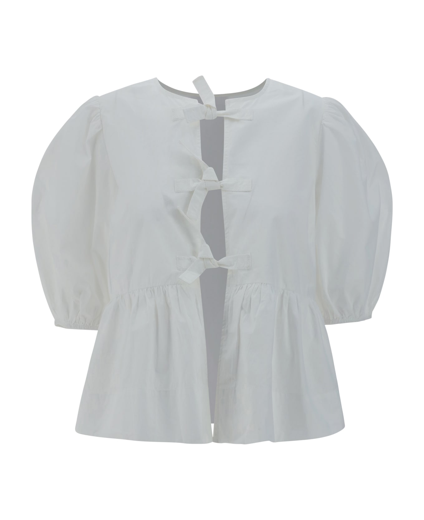 Ganni Blouse Shirt - White