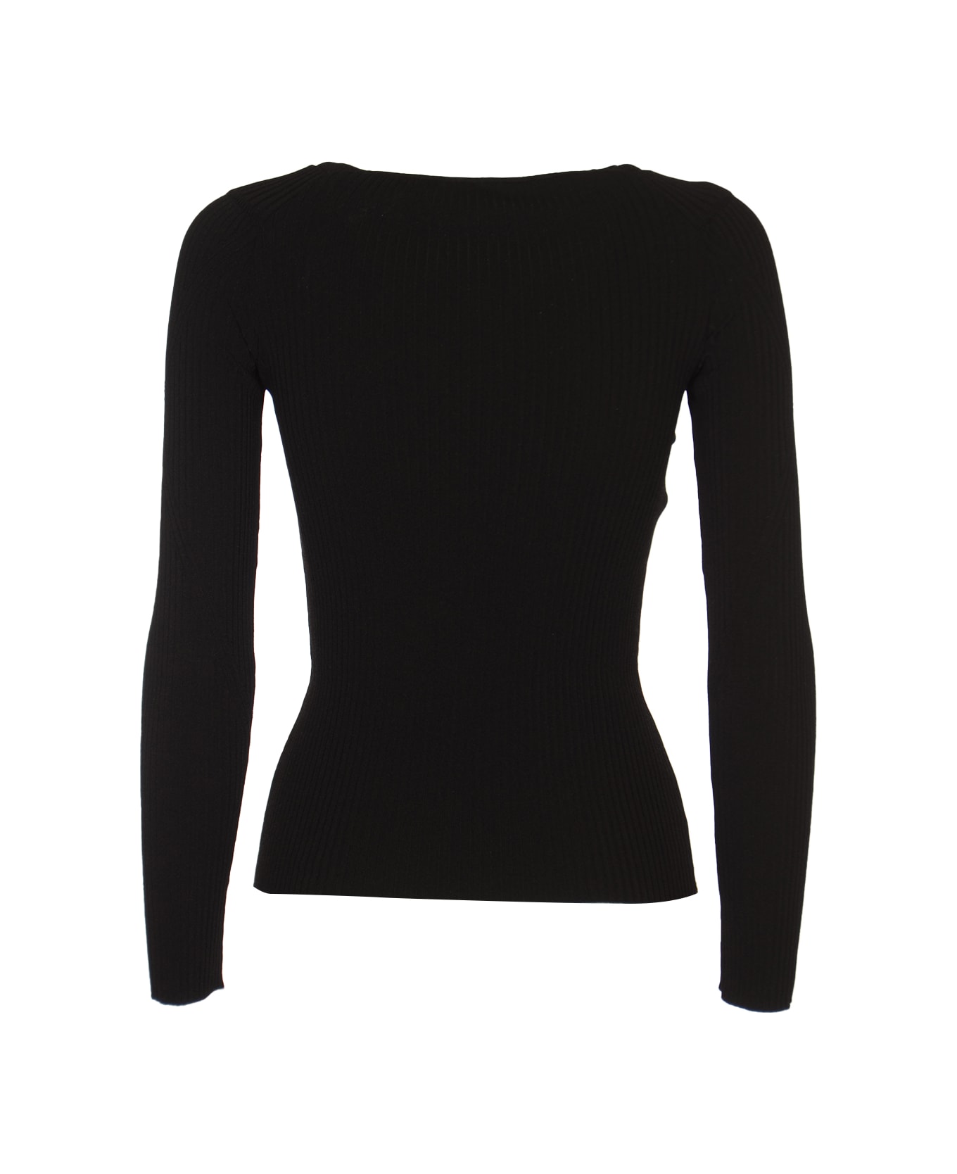 Alberta Ferretti Long-sleeved Sweater - Black