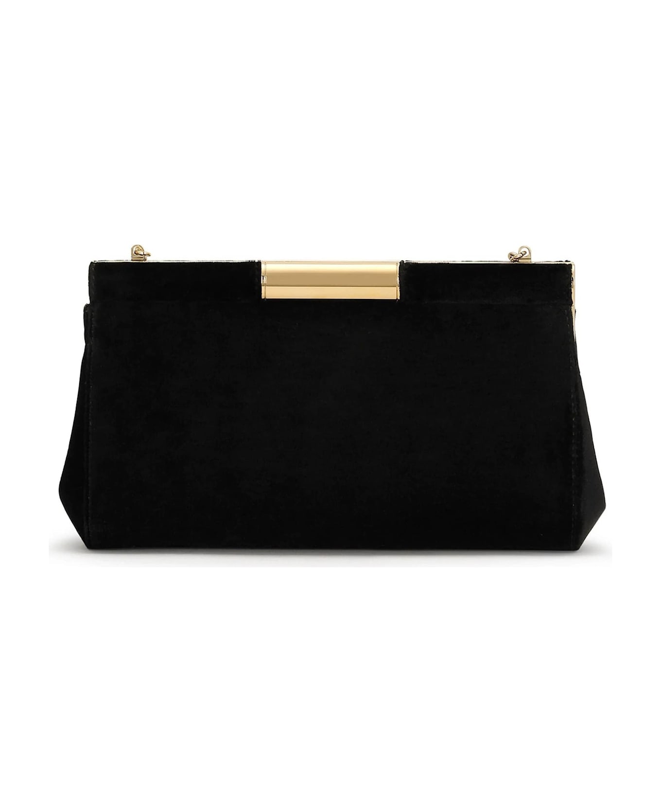 Dolce & Gabbana Borsa Velluto Tracolla - Nero