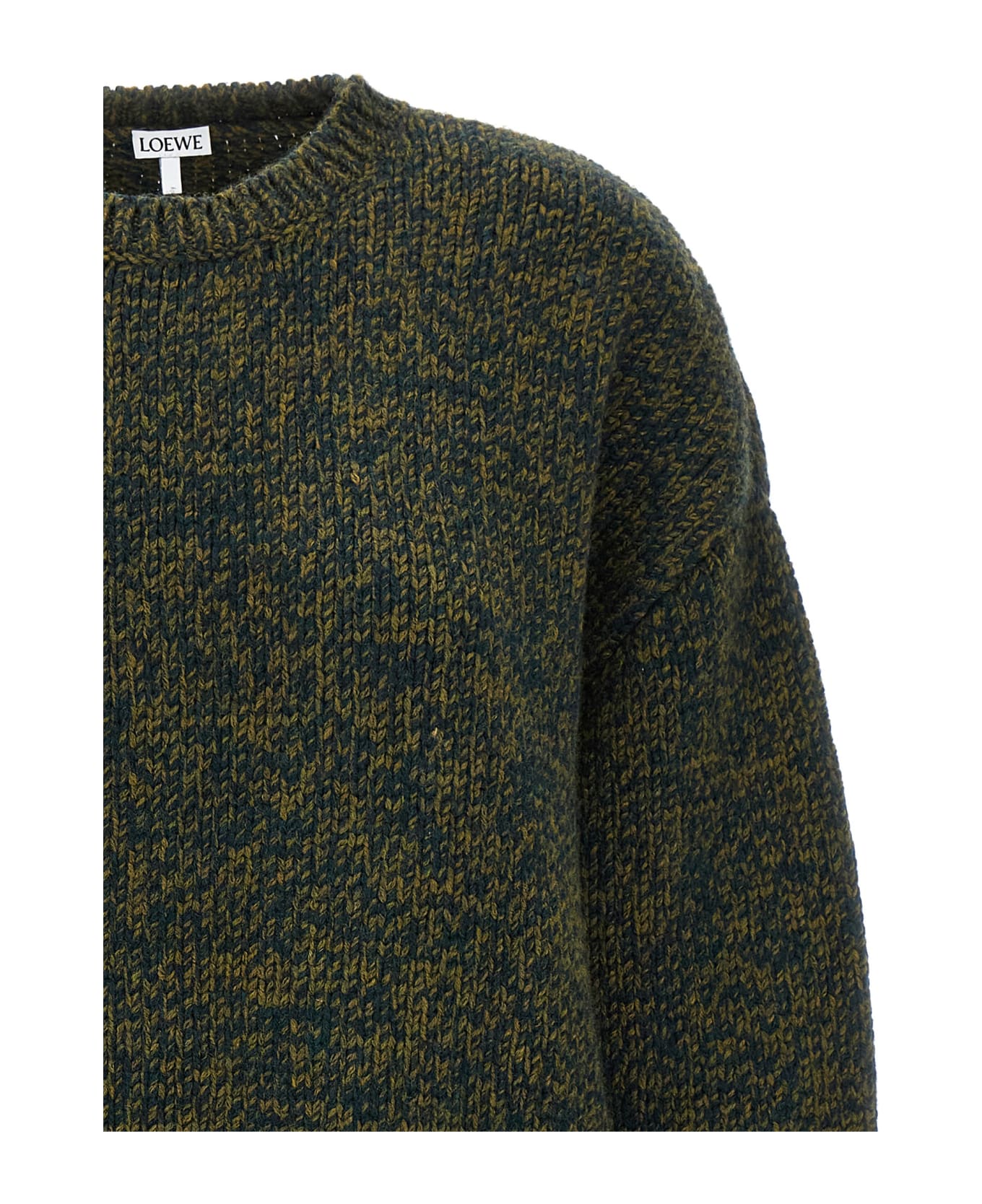 Loewe Double Neck Sweater - Green