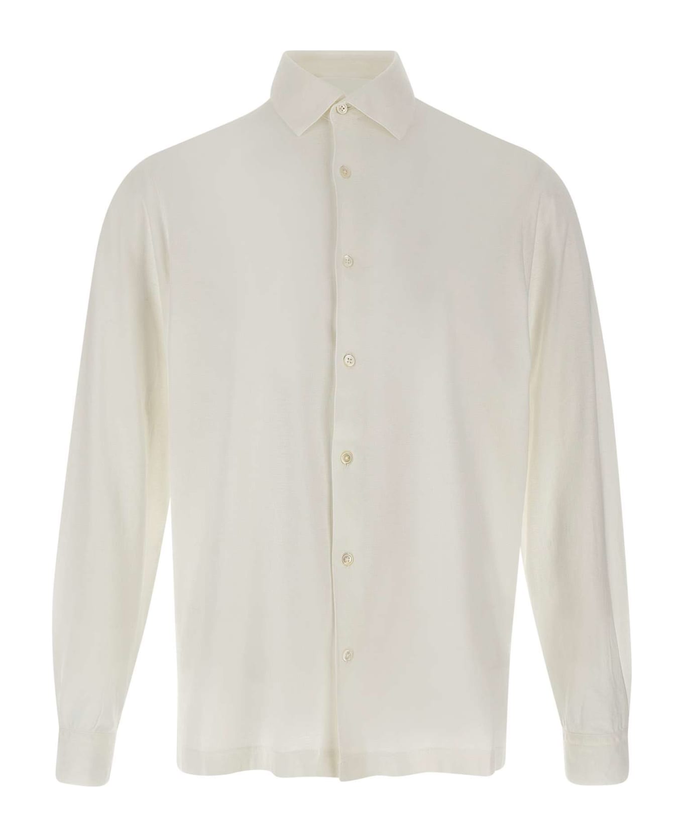 Filippo De Laurentiis Cotton Crepe Shirt - WHITE シャツ