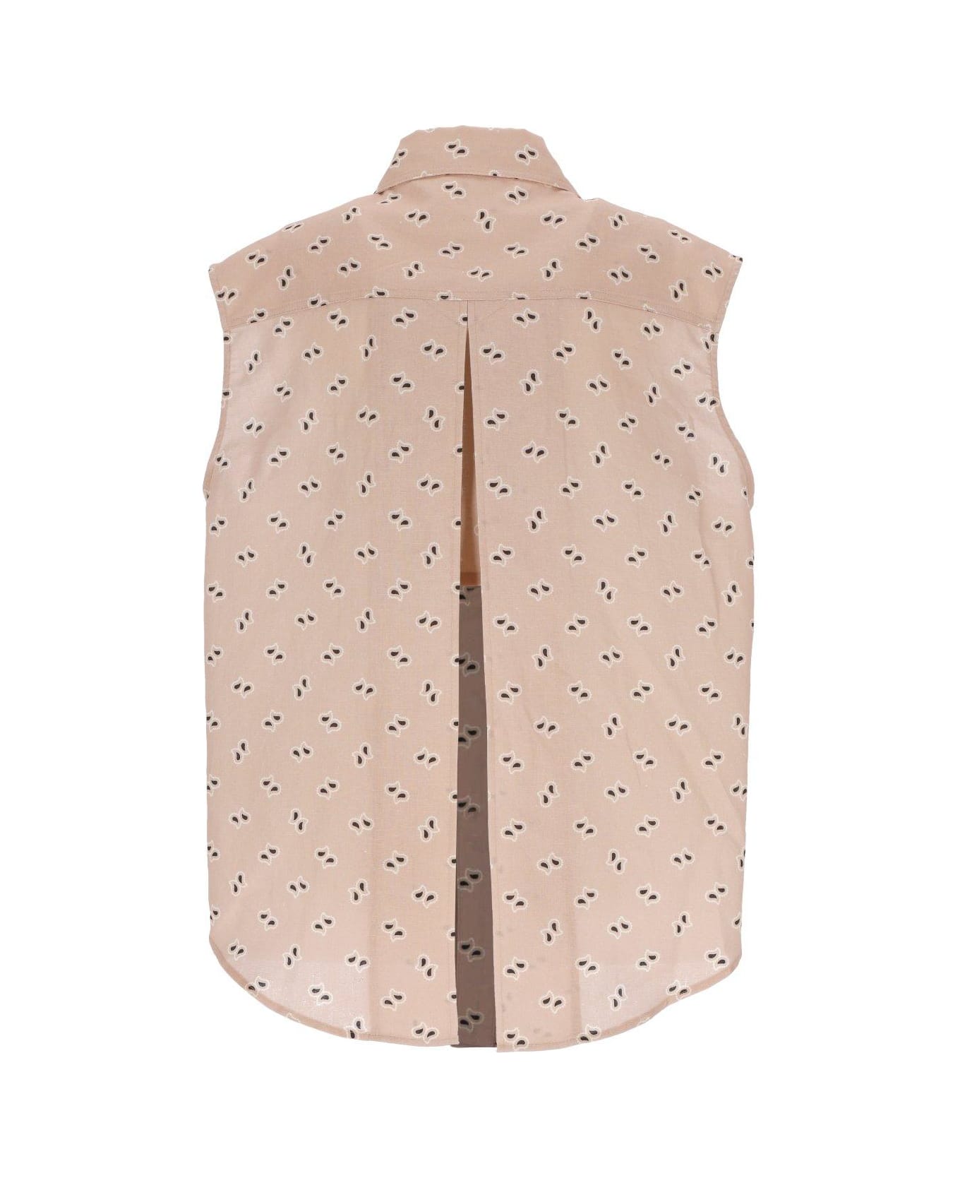 Palm Angels All-over Patterned Sleeveless Top - pink トップス