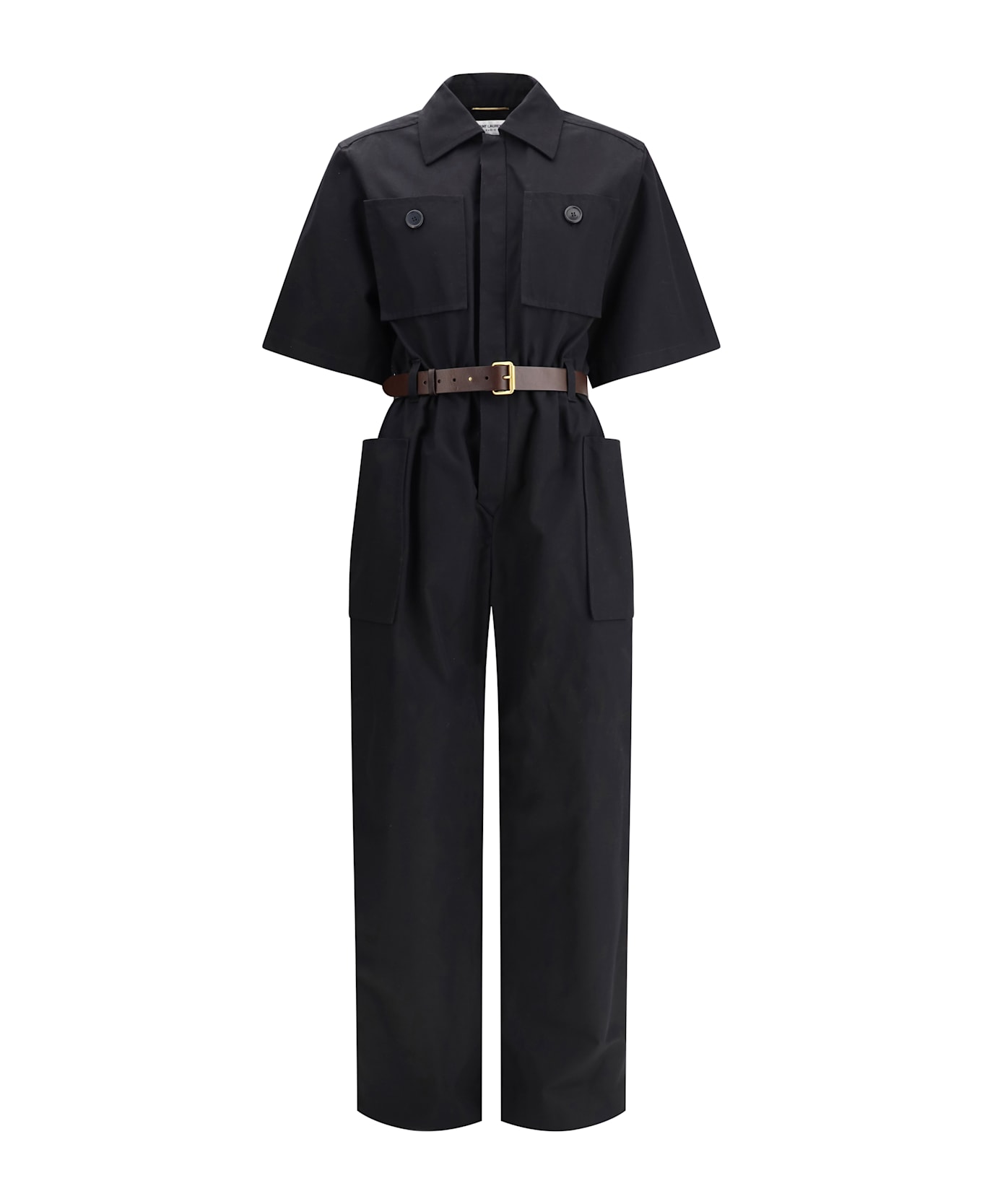 Saint Laurent Short-sleeved Jumpsuit