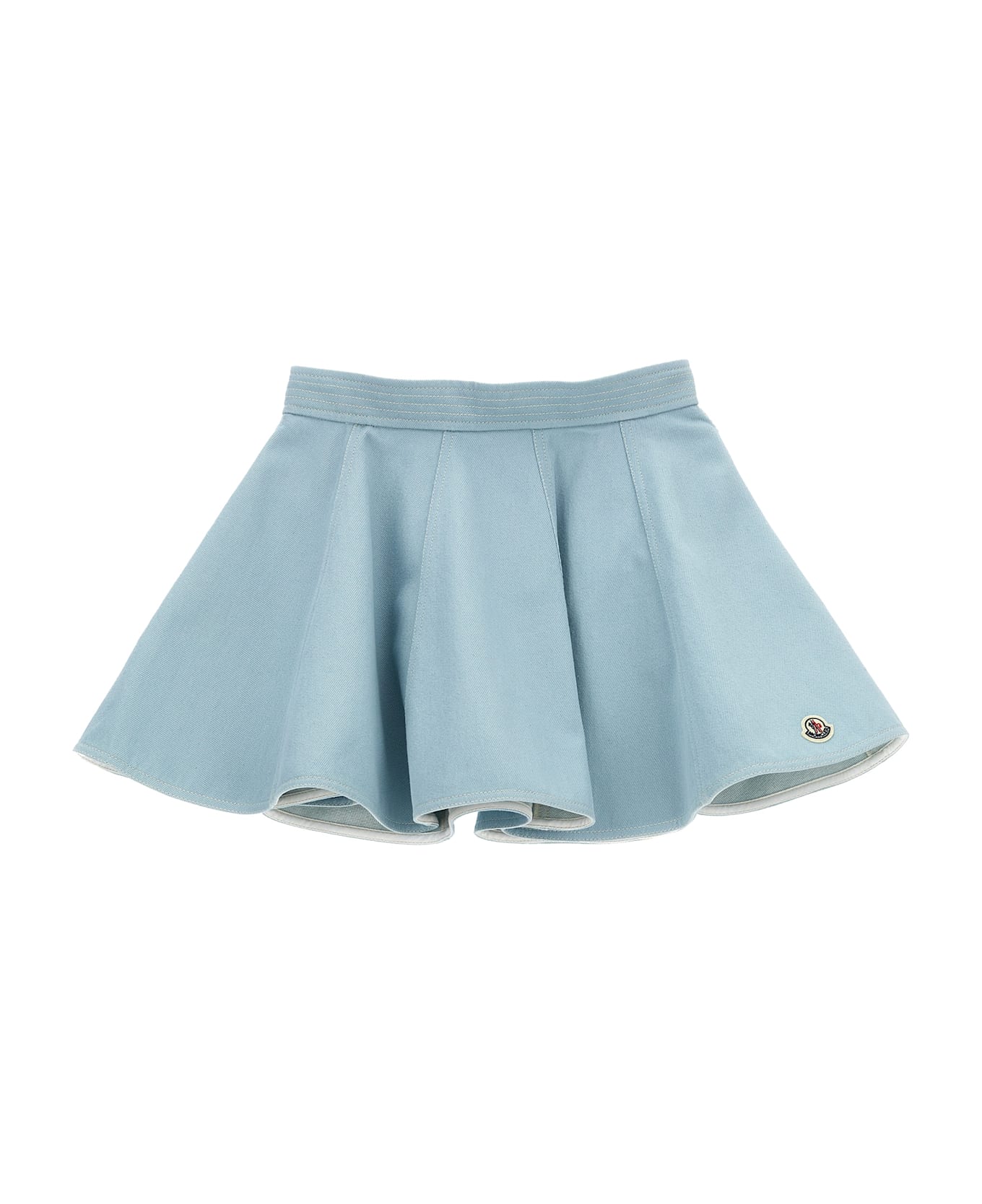 Moncler Denim Skirt - White