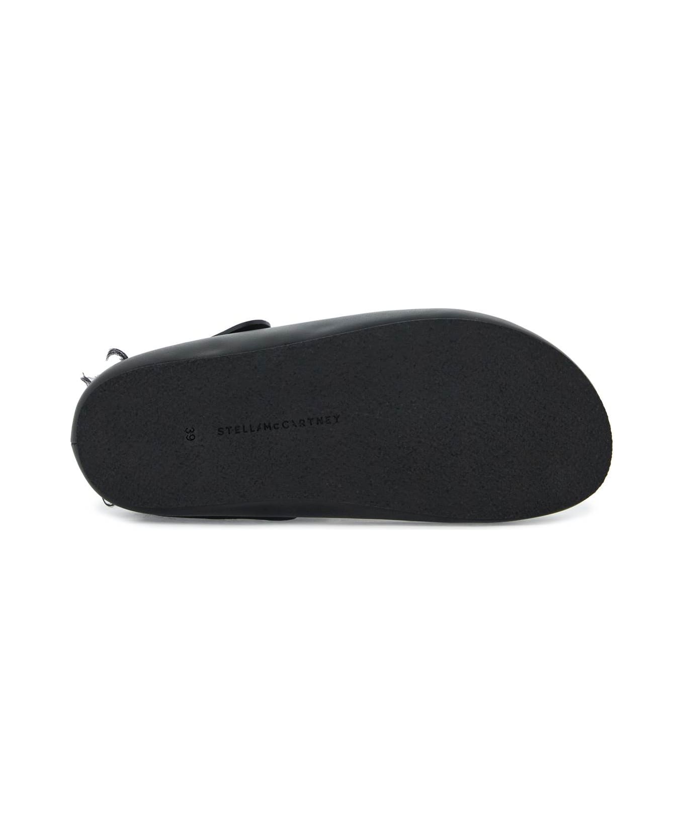 Stella McCartney Black Alter Mat Elyse Slippers | italist