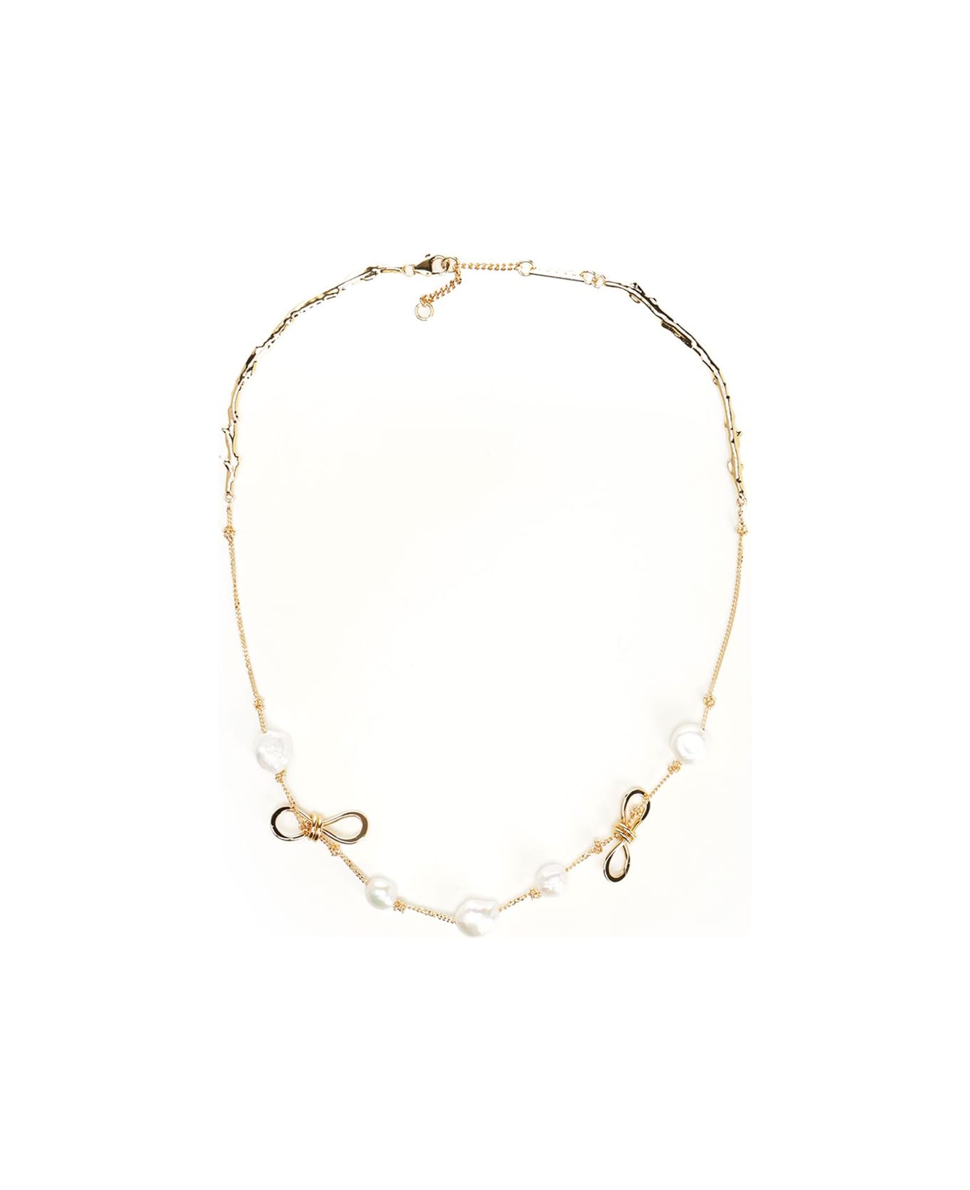 国内発送/送料関税込【Marni】 Necklace with knots and pearls Marni Necklace With Knots And Pearls (MARNI/ネックレス
