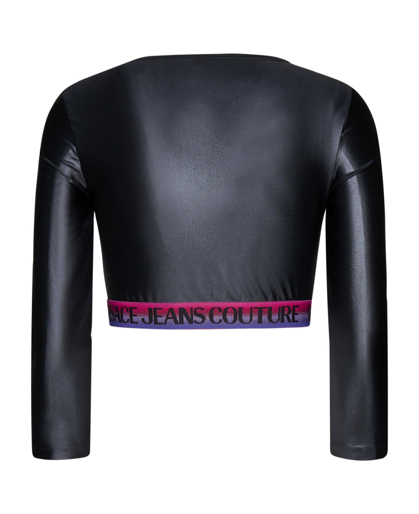 Versace Jeans Couture T-shirt Lycra Shiny - Black
