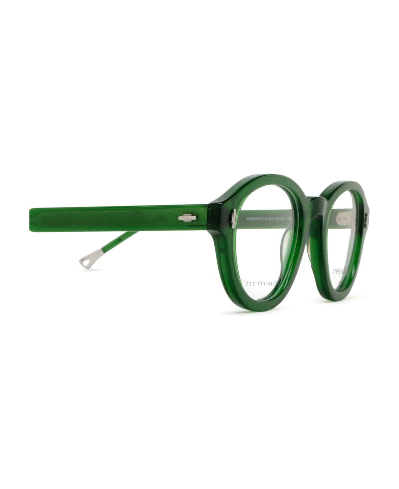 Eyepetizer Federico Transparent Green Glasses - Transparent Green