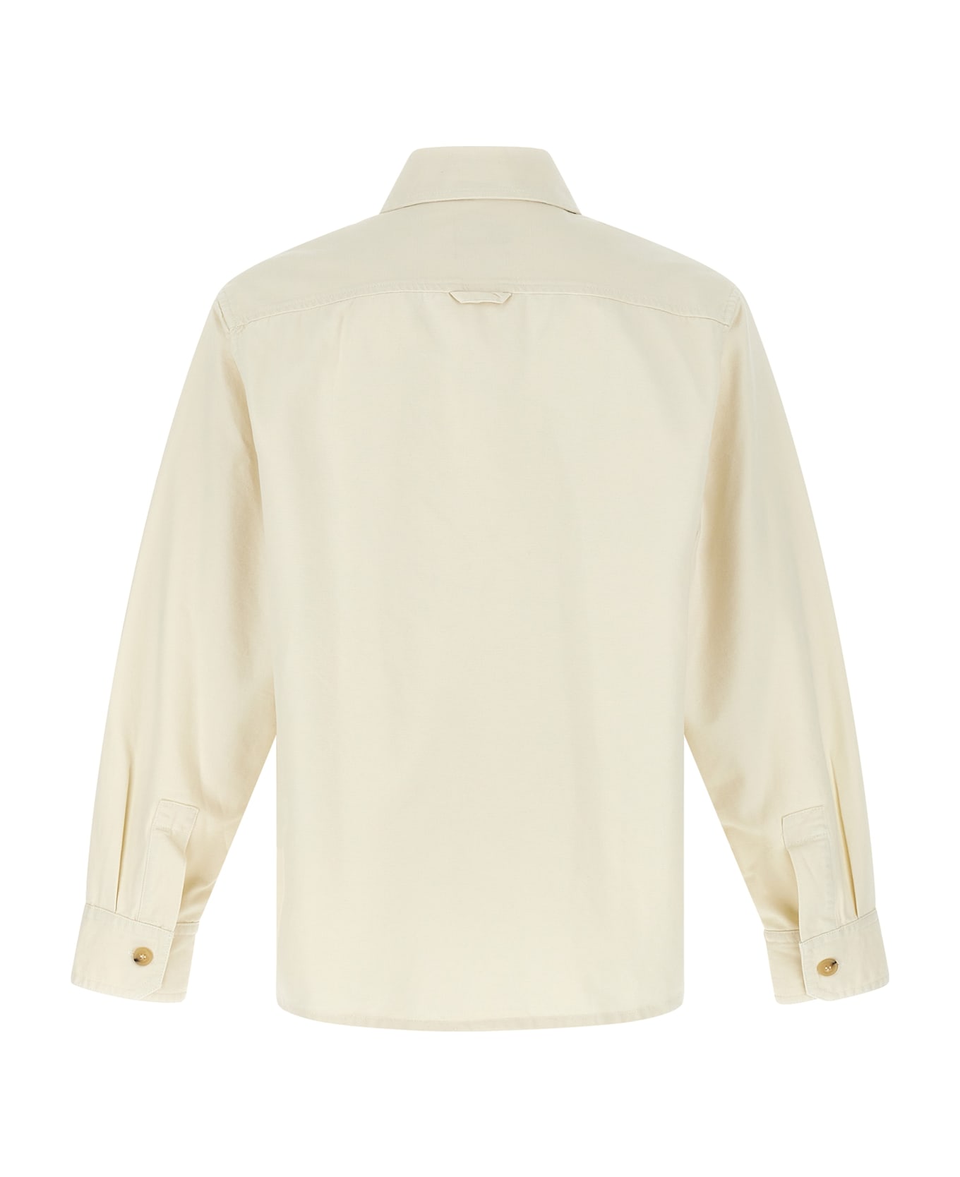 A.P.C. Logo Embroidery Shirt - Beige