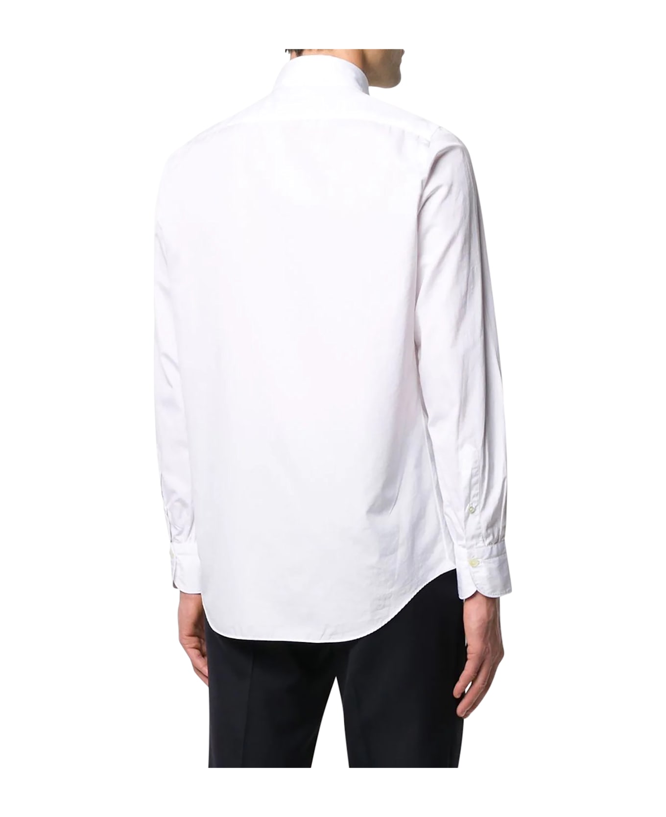 Finamore Seattle Plain Shirt - White